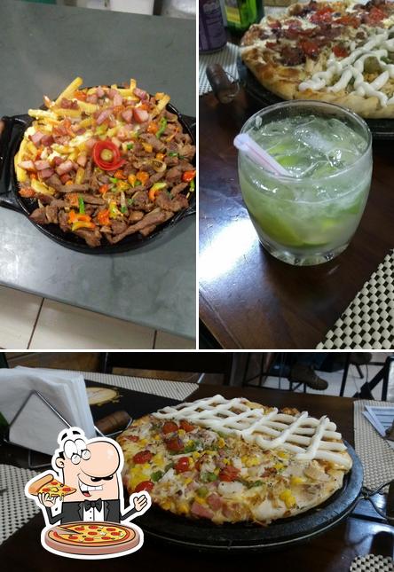 Escolha pizza no Bar & Pizzaria Vitoria