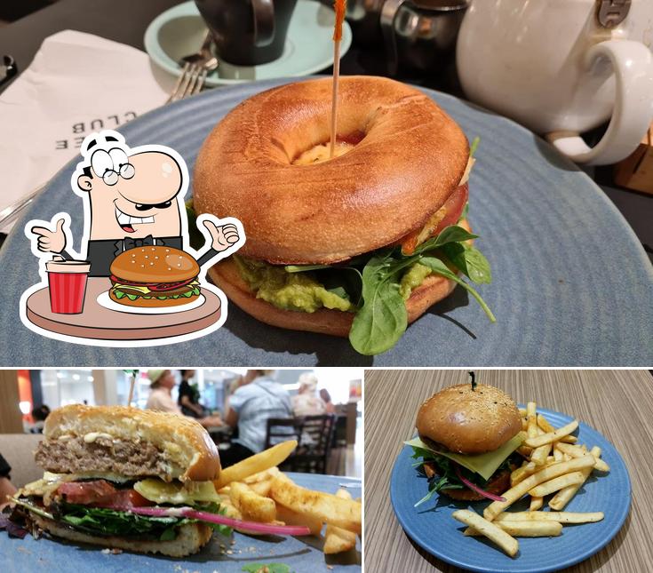 Try out a burger at The Coffee Club Café - Claremont Quarter