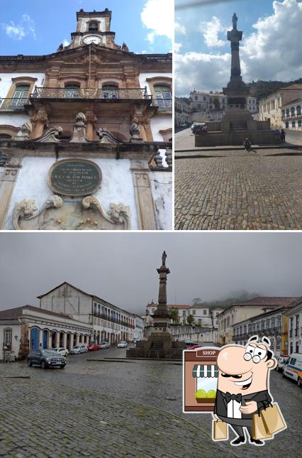 Você pode espairecer no exterior Restaurante Ouro Preto