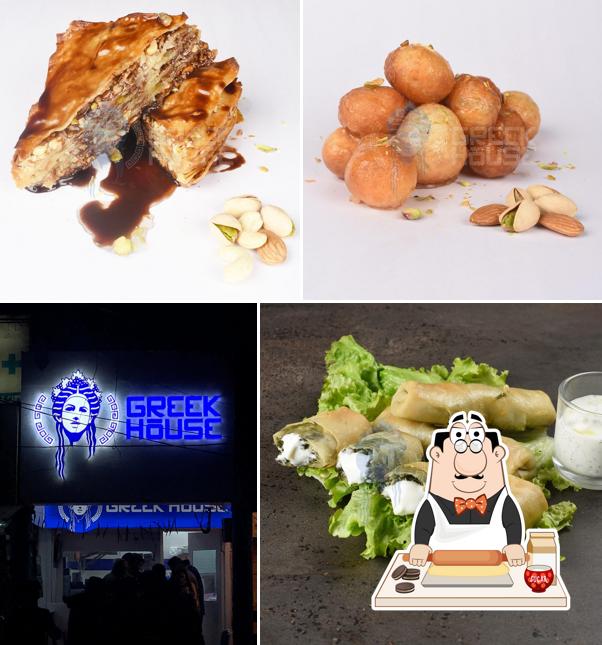 Greek House provides a variety of desserts