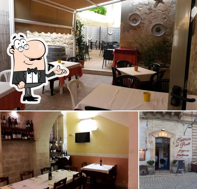Dai un'occhiata agli interni di Osteria del Ponte