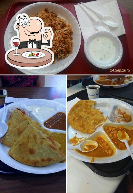 Food at Curries & Parathas