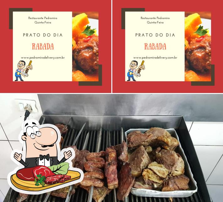 Restaurante Pedromiro serve refeições de carne