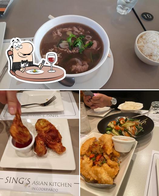 Sing's Asian Kitchen in Coorparoo Restaurant menu and reviews