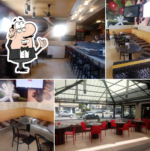 Gli interni di Illy Caffè