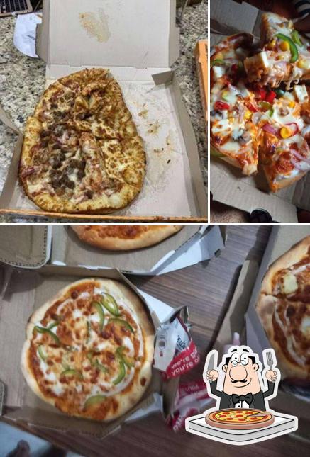 Try out various types of pizza