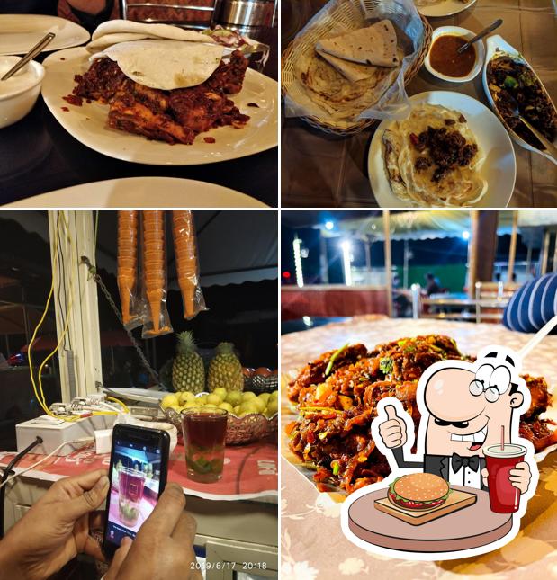 Get a burger at Kallummakkai Live Kitchen