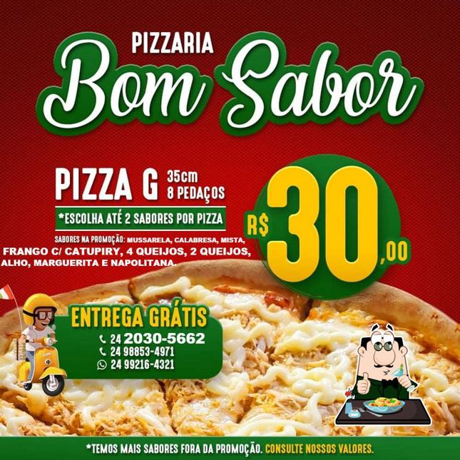 DISK PIZZA 2030-5662 - Picture of Pizzaria Bom Sabor, Tres Rios -  Tripadvisor