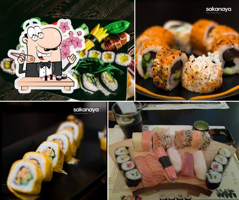 Sushi-Rollen werden von Sakanaya Kitchen Münster angeboten