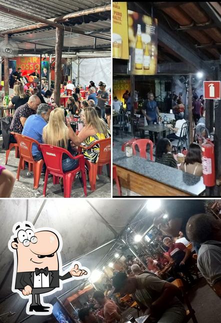 O interior do Bar nosso