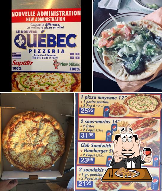 Essayez des pizzas à Quebec Pizzeria