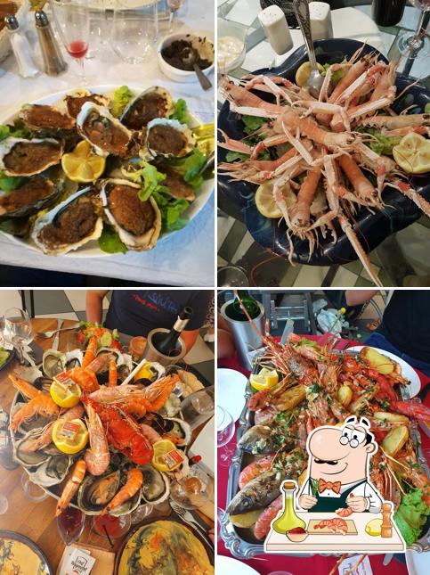 Prenez des fruits de mer à Le Véradier