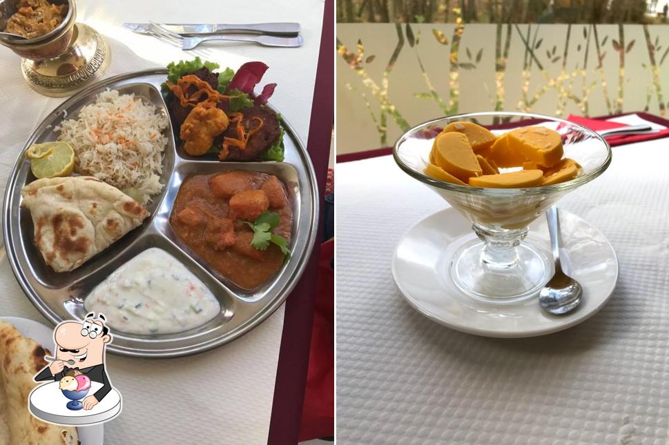 Shamim Restaurant Indien offre un nombre de plats sucrés