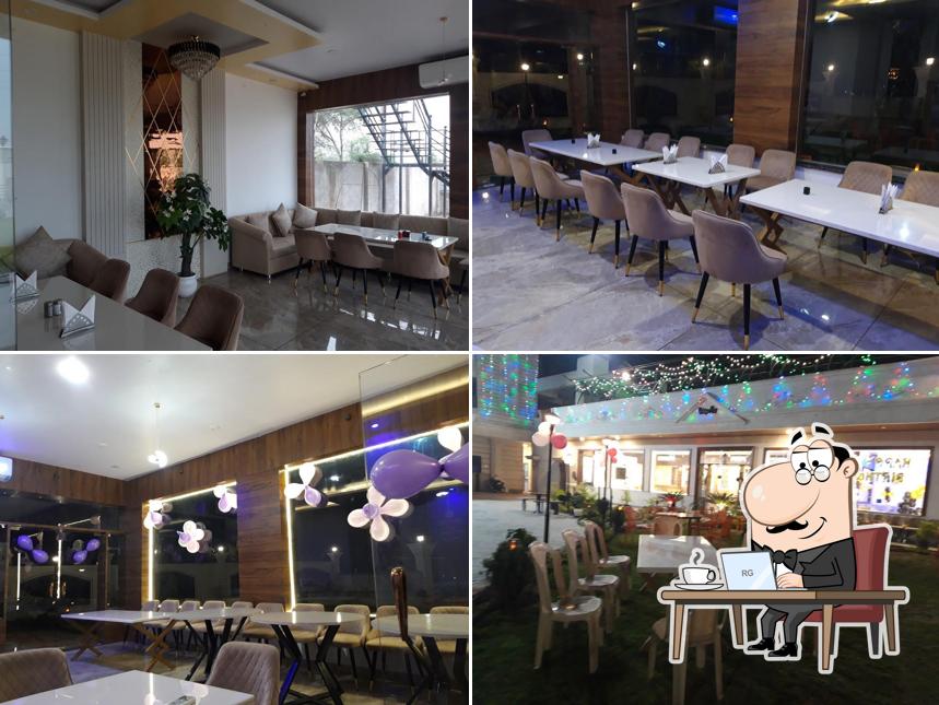 The interior of Vintage Veg Restaurant