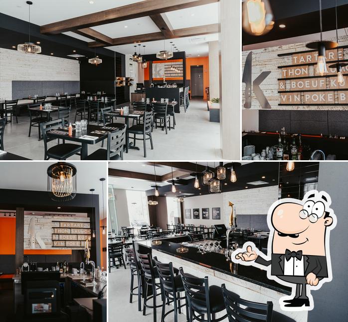 L'intérieur de Küto Comptoir à Tartares Boucherville