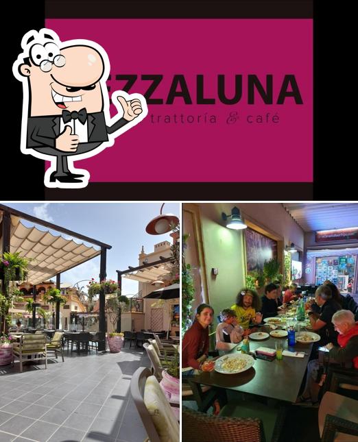 See this pic of Mezzaluna Pizzería Trattoria & Café