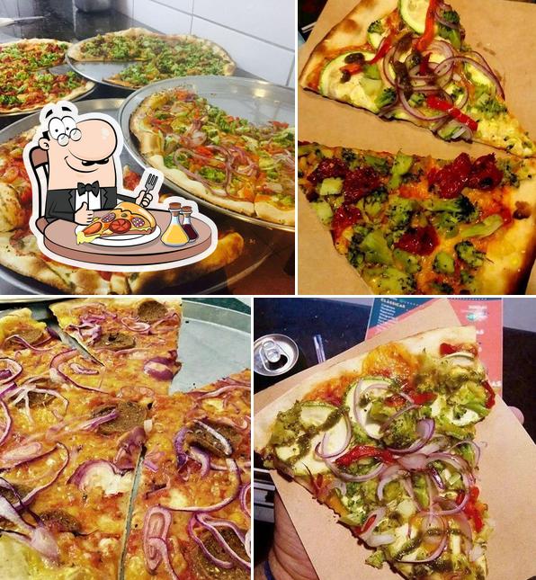 Consiga diferentes estilos de pizza