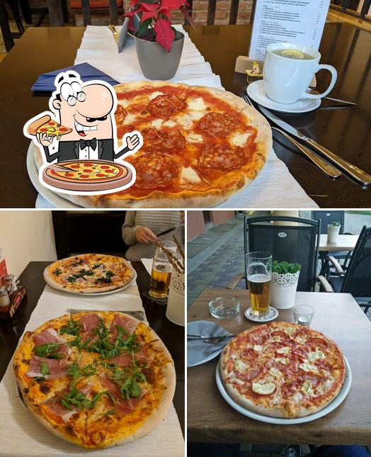 Elige una pizza en Pizzerie Veranda