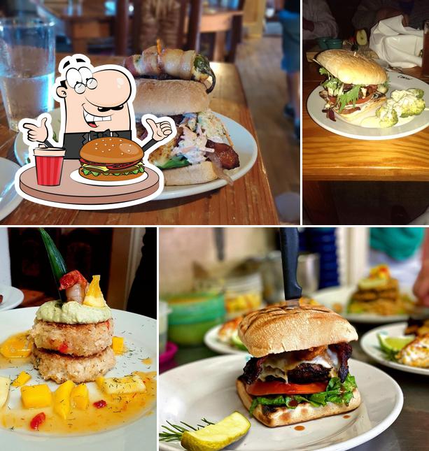 Try out a burger at White Dog Hill Restaurant