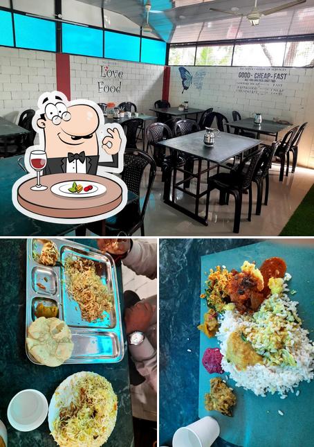The restaurant's food and interior