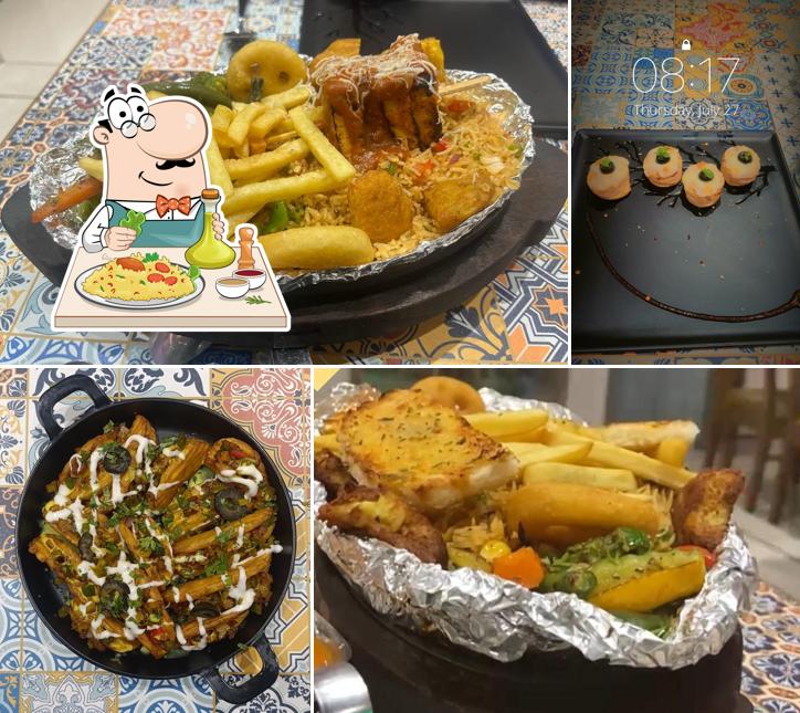 Food at Siizzle'L Kitchen