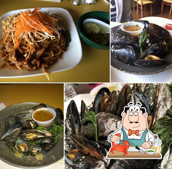 Toma marisco en Thai Spice Asian Gourmet