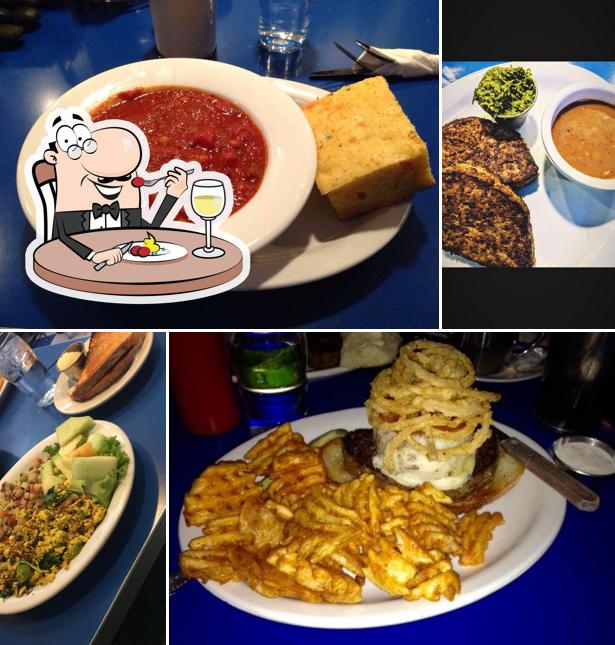 Food at Monty's Blue Plate Diner