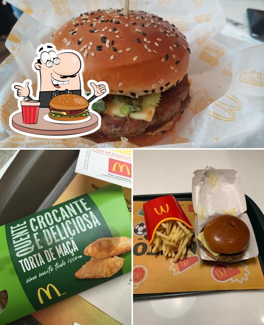 Peça um hambúrguer no McDonald's