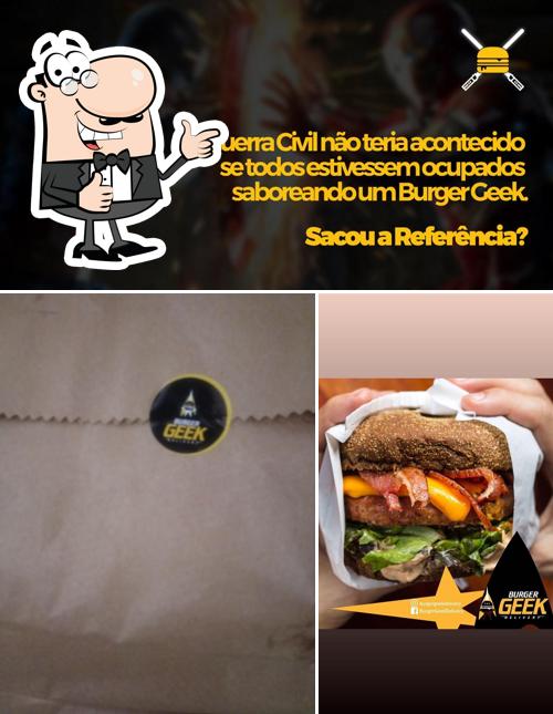 Here's a picture of Burger Geek Delivery