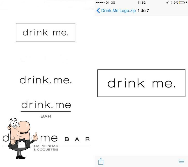 See the photo of drink me