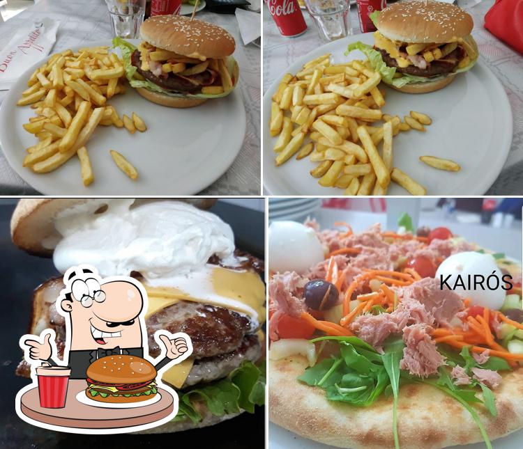 Prenditi un hamburger a KAIRòS Bar Pizzeria