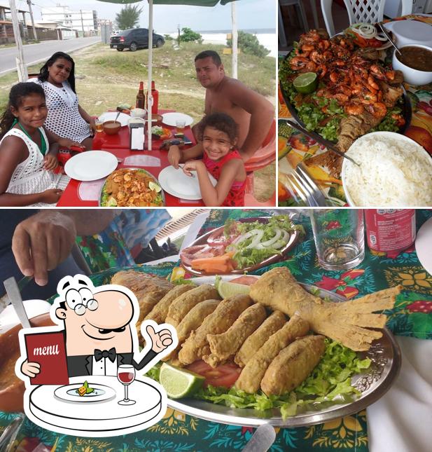 Comida em Restaurante Beira Mar