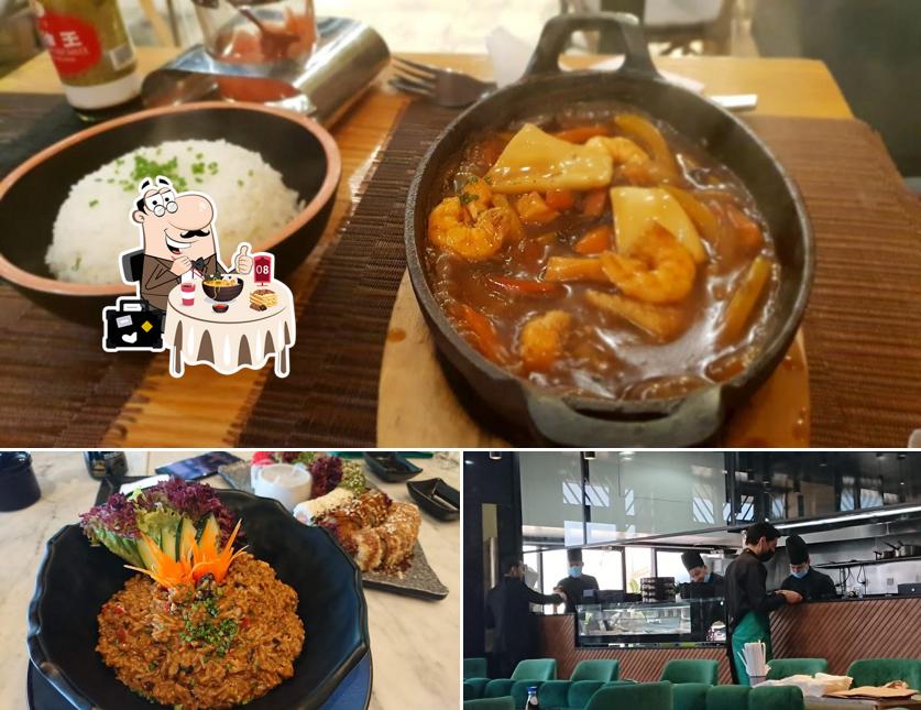 Jetez un coup d’oeil à la photo représentant la nourriture et intérieur concernant Wakame Sushi