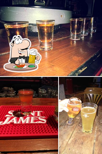 Commandez une pinte de bière blonde ou brune