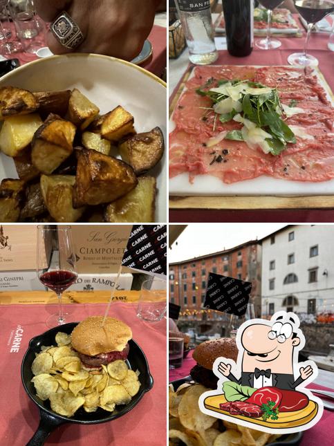 Carpaccio di manzo al Incarne Ristorante Macelleria