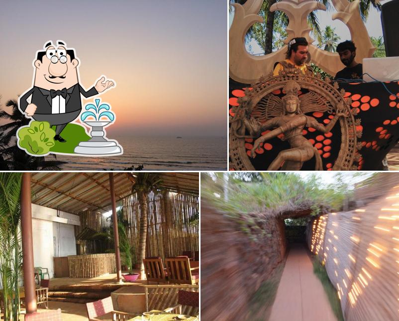 Enjoy the view at the outside area of 9Bar Goa