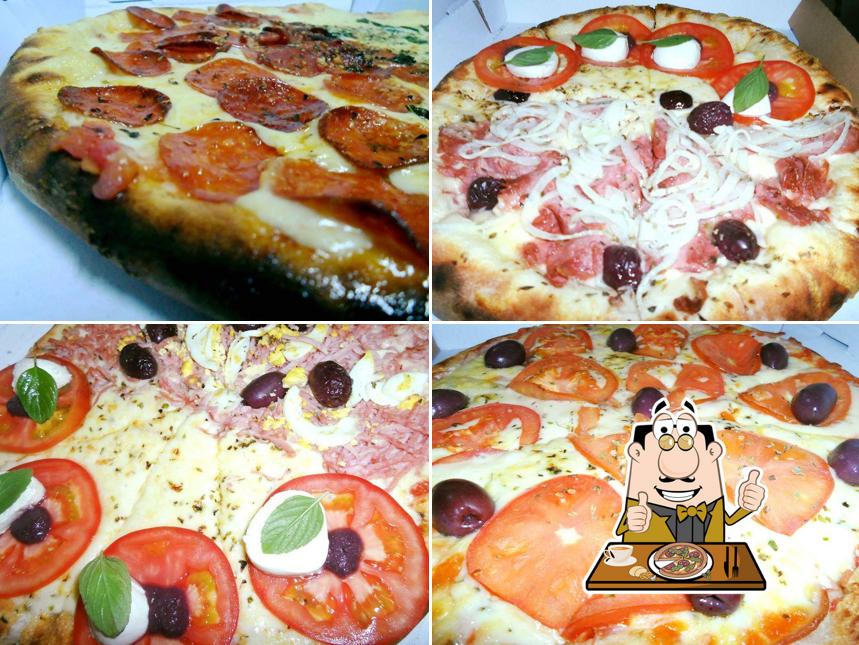 No Cometa Disk Pizza, você pode conseguir pizza