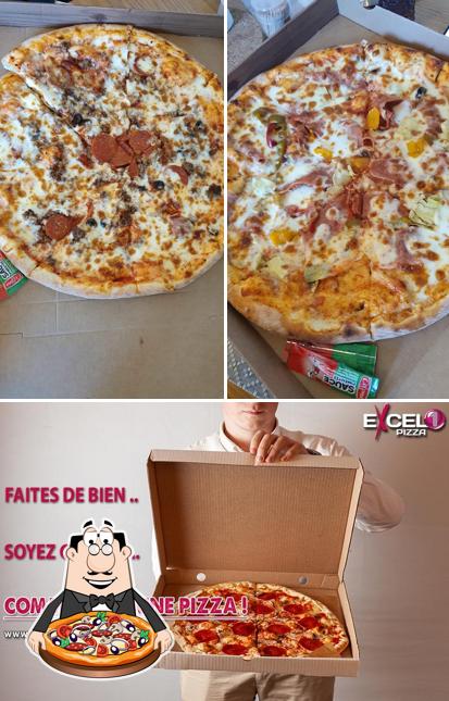 Choisissez différents types de pizzas