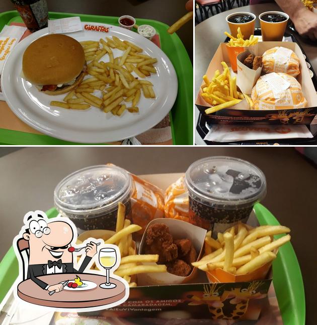 Comida em Giraffas Centro Sorriso