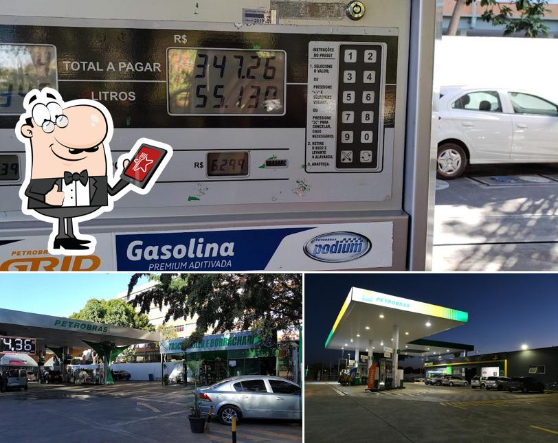 Você pode espairecer no exterior Posto Petrobras
