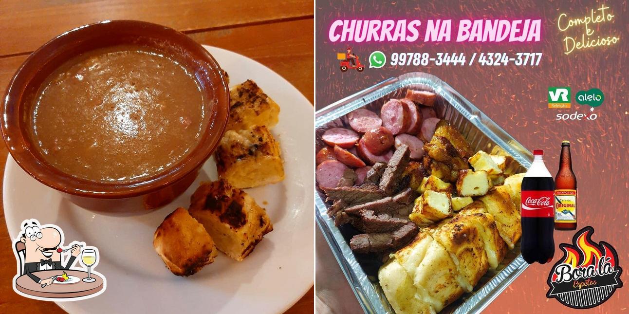 Comida em Boralá Espetos ZN