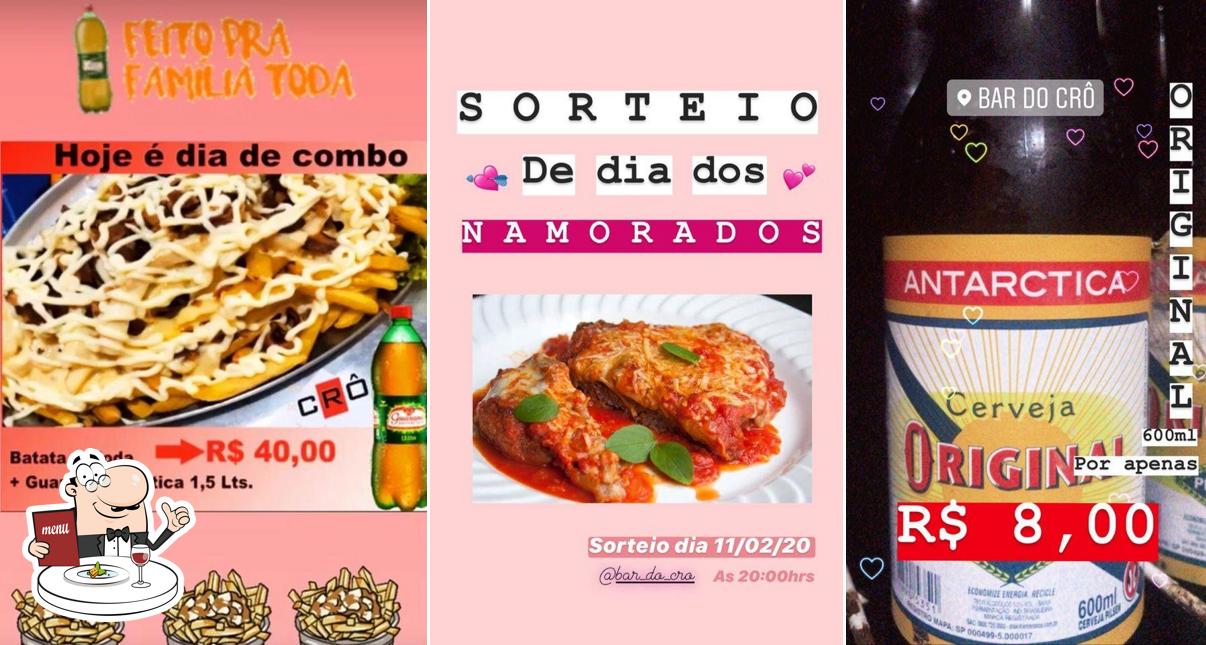Comida em Bar Do Crô