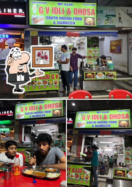 The interior of GV Shree Ganesh Dosa