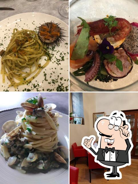 Guarda la foto che presenta la interni e cibo di Ristorante Giuggiola