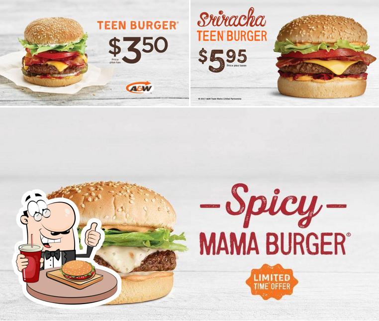 Faites-vous plaisir avec un hamburger à A&W Canada