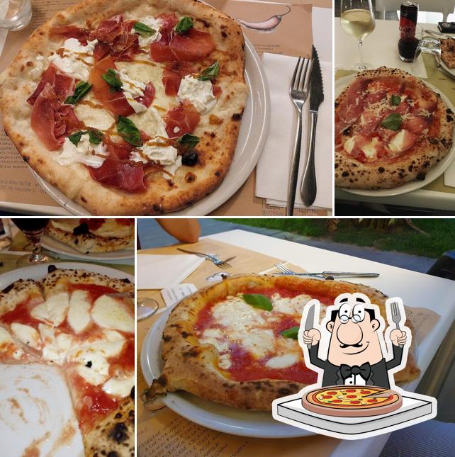 A Il Basilico, puoi assaggiare una bella pizza