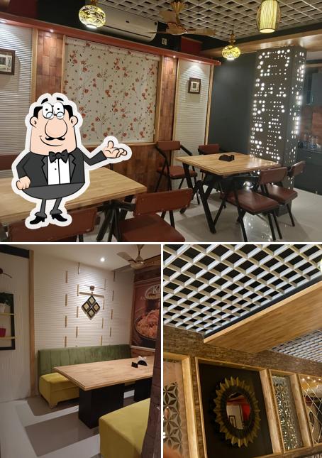 The interior of KM3 Restaurant