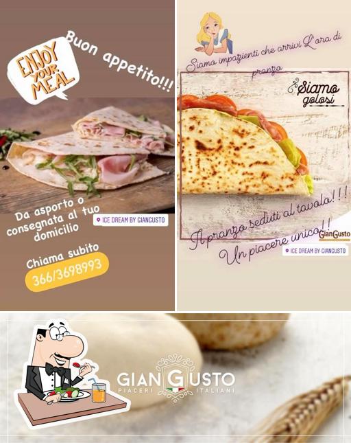 Cibo al Piadineria GianGusto Cologna Veneta - Icedream by Giangusto