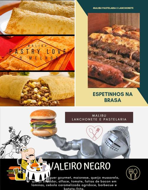 Comida em Malibu Lanchonete e Pizzaria