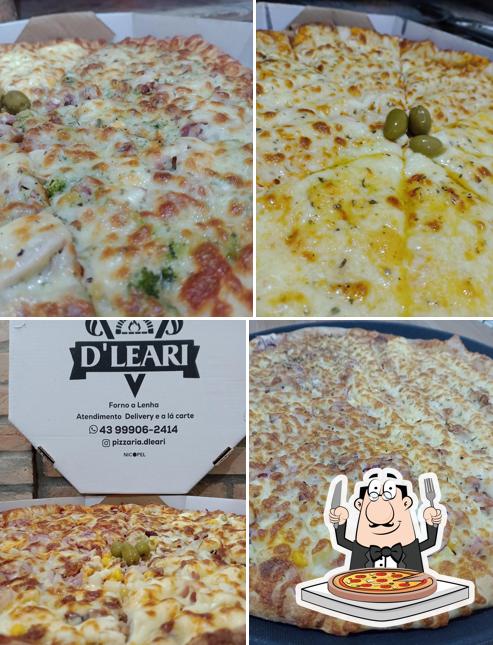 Peça pizza no Pizzaria D leari